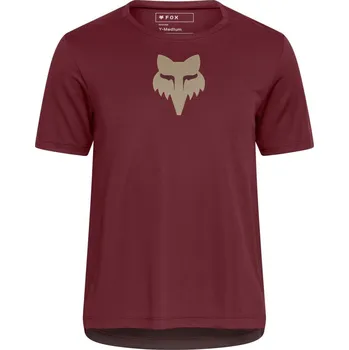 cyklistický dres Dětský cyklo dres Fox FOX Yth Ranger Ss Jersey Fox Head, Rust - YM