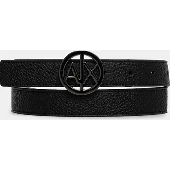 Módní doplněk Oboustranný pásek Armani Exchange 941118.0A877 černá 99A, vel. 70