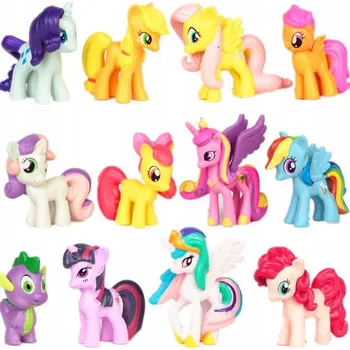 Figurka 12 Ks Hračky Sada Poníků My Little Pony