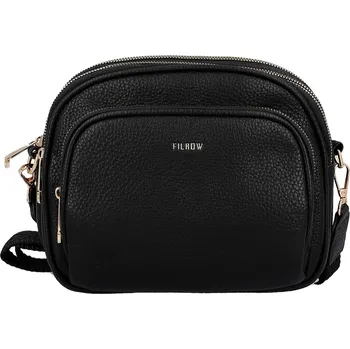 Kabelka Trendy dámská koženková crossbody kabelka Glafira, černá