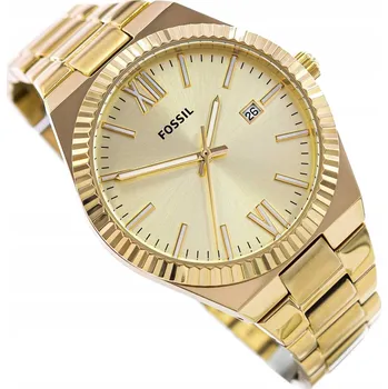 Hodinky DÁMSKÉ HODINKY FOSSIL ES5299 SCARLETTE ZLATÉ ELEGANTNÍ DATUMOVKA NÁRAMEK