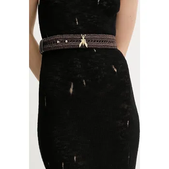 Opasek Pásek Patrizia Pepe dámský, hnědá barva, 2W0051 V039 2W0051.V039 89X, vel. XS