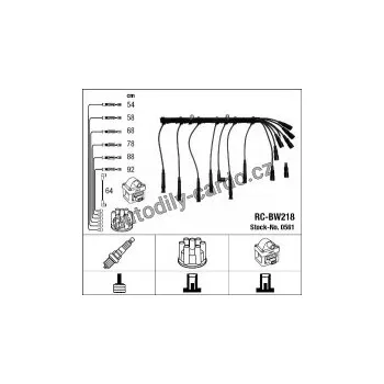 Zapalovací kabel Sada kabelů pro zapalování NGK RC-BW218 - BMW
