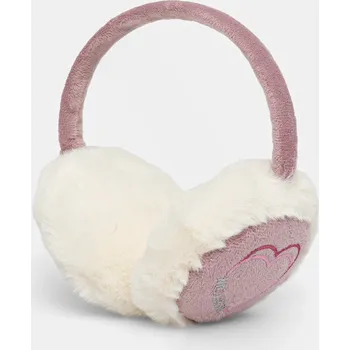 Čepice Klapky na uši United Colors of Benetton růžová barva, 6K0ZC800U 6K0ZC800U.G.Seasonal 30X, vel. ONE SIZE