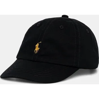 Kšiltovka Dětská bavlněná kšiltovka Polo Ralph Lauren 322785653075 černá 99X, vel. 51