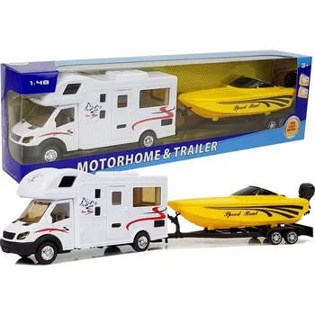 autíčko Mamido Autíčko karavan se člunem 1:48