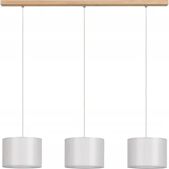 SPOT Light Závěsné svítidlo 3xE27 Max.40W Dub Olejovaný s Šedými Stínidly