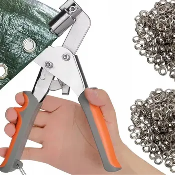 Vrták RUČNÍ DĚROVACÍ KLEŠTĚ S 500 KS OK Ø 10,5 MM NA PLACHTY