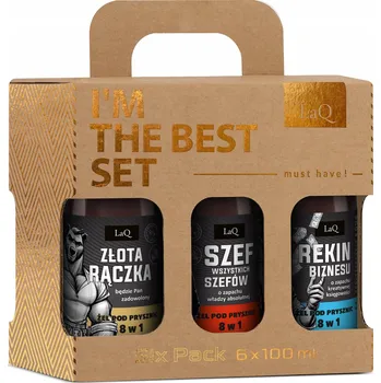 Sprchový gel Sada pro muže 6x100ml pánský sprchový gel mix vůní LaQ