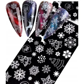 Vánoční dekorace FÓLIE Hvězdičky Sob Vánoční stromeček