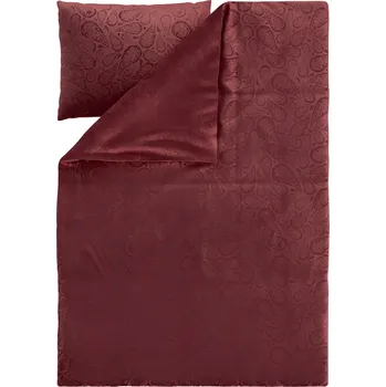 Povlečení LIVARNO® Plyšové ložní povlečení, 140 x 200 cm, 70 x 90 cm (červená)