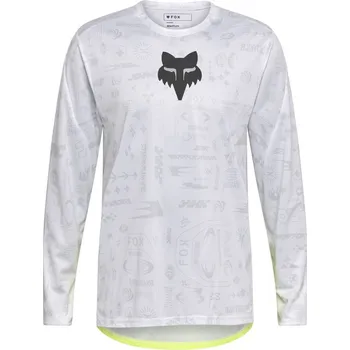 cyklistický dres Fox Ranger Ls Jersey Lunar - White - L - 2026