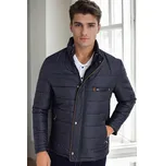 M9625 DEWBERRY MEN'S JACKET-NAVY BLUE dewberry modrá | bílá 3464401