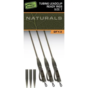 Fox Závěsky Edges Tubing Leadclip Ready Rigs Size 7 3 ks