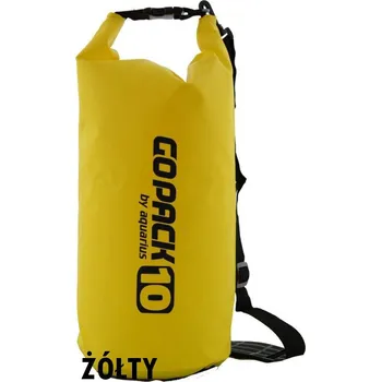 Vodácký pytel Vodotěsný vak Aquarius GoPack 10L žlutý, prostorný, na kajak