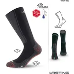 Lasting Ponožky WSM 85% Merino - zimní treking - černé Velikost: XL