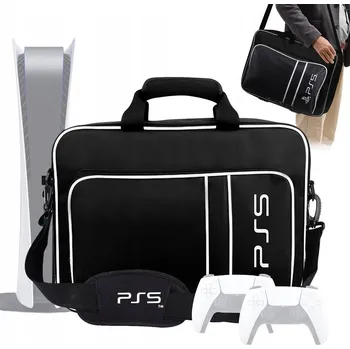 Hra pro PlayStation 5 Pouzdro Kufr Taška Přes Rameno pro Přenášení Konzole PlayStation 5 PS5 černá