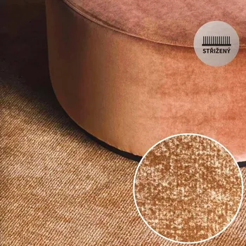 Koberec Metrážový koberec ROSEVILLE 56 koňaková Označení šíře role: 4 m