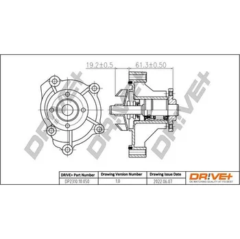 Chladič motoru Vodní čerpadlo, chlazení motoru DRIVE+ DP2310.10.050