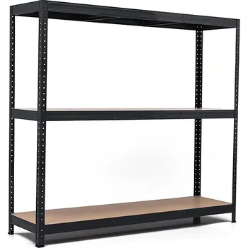 regál Policový regál Trestles RH 1200x1200x500, nosnost 1050 kg, 3 police Barva: černá