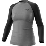 Dámské funkční triko Dynafit Tour Light Merino W L/S Tee Velikost: L / Barva: černá/šedá