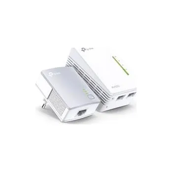 Powerline AV600 Powerline N300 Wi-Fi Kit KIT: 1× TL-WPA4220 + 1× TL-PA4010 TL-WPA4220: SPEED: 300 Mbps at 2.4 GHz, 600 Mbps Powerl
