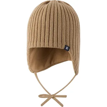 Čepice Dětská vlněná čepice Reima Myssytys hnědá barva, 5300324A 5300324A.9BYA 82X, vel. 46
