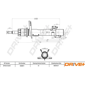 Tlumič pérování DRIVE+ DP1610.10.0011