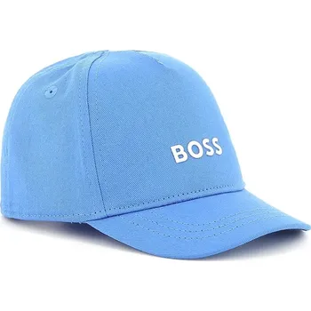 Kšiltovka Dětská bavlněná kšiltovka BOSS modrá barva, J51693 55X, vel. 48