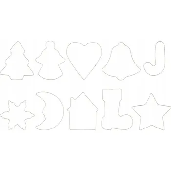 Obraz VYKRAJOVÁTKA NA PERNÍČKY NEREZOVÁ OCEL SADA 10 TVARŮ