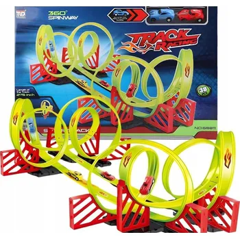 autíčko AUTODRÁHA SMYČKY PRO AUTA 7 METRŮ 38 DÍLŮ