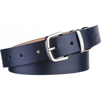 Podprsenka Dámský Pásek Ke Kalhotám kožený z pravé kůže PUCCINI Námořnická Modrá PAD204M 7A