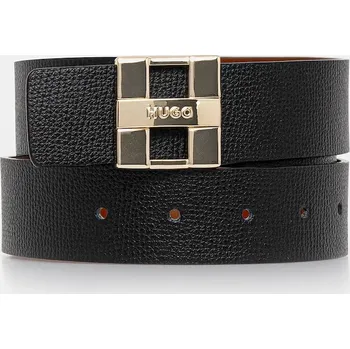 Opasek Oboustranný kožený pásek HUGO Zita-C-G_Sr35 50522681 černá 99X, vel. 85