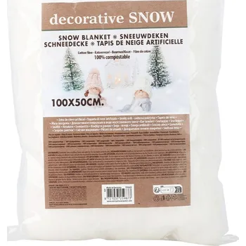 přikrývka Sněhová přikrývka 100 x 50 x 1 cm