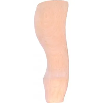 Obraz Dřevěné nohy k nábytku, noha Ludvík k fotelu 15 cm, surové provedení (kopyto)
