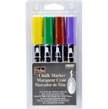 Dekorativní vícebarevné fixy Marvy Uchida 4 ks