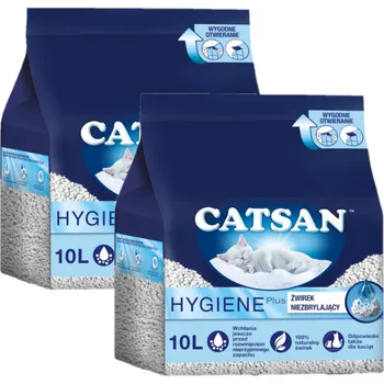 Podestýlka pro kočku CATSAN Hygiene Plus 2x10l SLEVA 2%