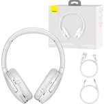 Baseus Encok D02 Pro bezdrátová sluchátka – bílá