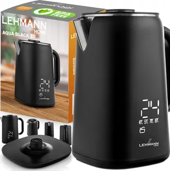 Rychlovarná konvice Lehmann Aqua Black 20 1500 W 1,7 l černá
