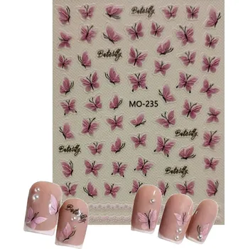 samolepka Samolepky na nehty Motýli Ozdoby S221