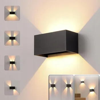 Venkovní osvětlení Nástěnné LED Svítidlo Venkovní Fasádní s Pohybový Detektor a Soumrakovým Spínačem, Vodotěsné