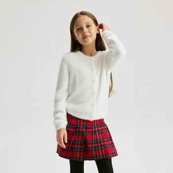 Dívčí sukně Reserved - Kostkovaná plisovaná sukně - vícebarevná - 400FW-MLC - 400FW-MLC-128