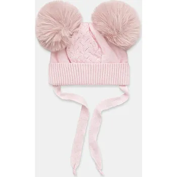 Čepice Dětská vlněná čepice Jamiks MISURI IIA MISURI.IIA.N.g.JZI086.G růžová 03X, vel. 46