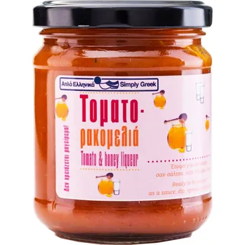 Omáčka Omáčka z řeckých rajčátek s medovým likérem 200g Simply Greek