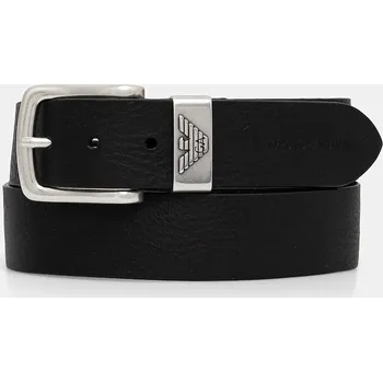 Opasek Kožený pásek Emporio Armani Y4S201.YDD6G černá 99X, vel. 100