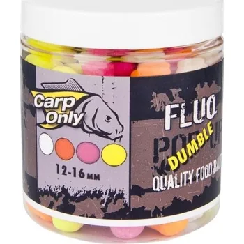 Boilies Fluo Pop Up Boilies Carp Only Mix 4 barev 80g - 16 mm