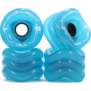 Kolečko na skateboard Shark Wheels - DNA 72mm 78a Transparant Blue - kolečka (sada 4ks)