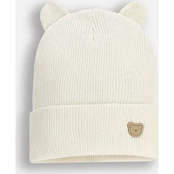 Čepice Dětská čepice Coccodrillo béžová barva, BASIC ACCESSORIES XCX364302BAC 01X, vel. 46/48