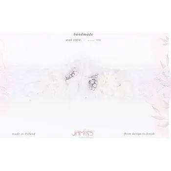 Čelenka Dětská čelenka do vlasů Jamiks LESIA JLH053 LESIA.Opaska.JLH053.G bílá 00X, vel. 48/52