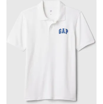 Dívčí tričko Dětské polokošile GAP s logem GAP bílá 3463473